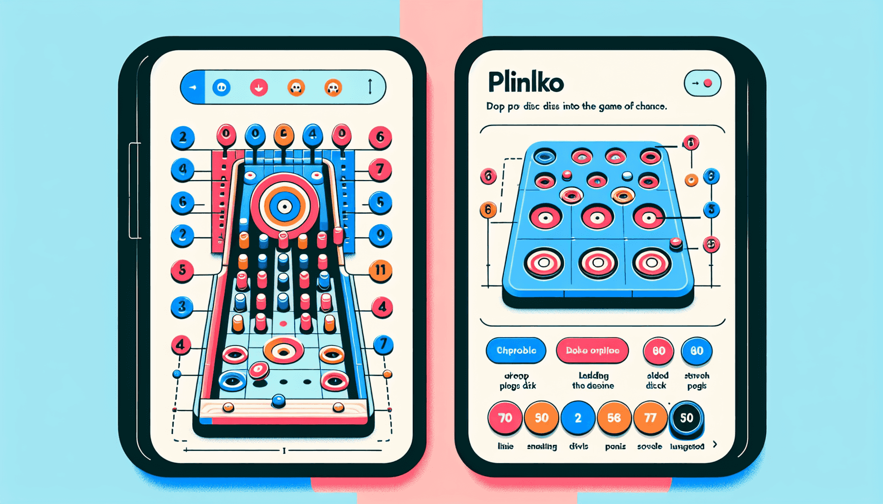 Plinko game interface